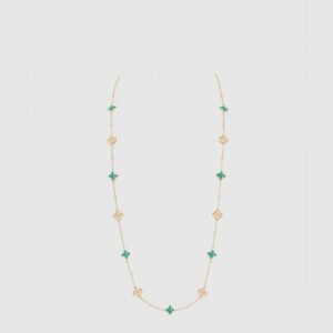 컬러 블라썸 BB 멀티 패턴 롱 목걸이 Q94887