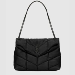 생로랑 나파 퀼팅 가죽 소재 PUFFER 미디엄 577475