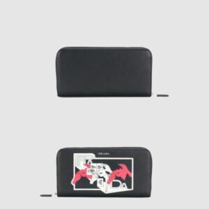 그래픽 프린트 지갑 2ML317